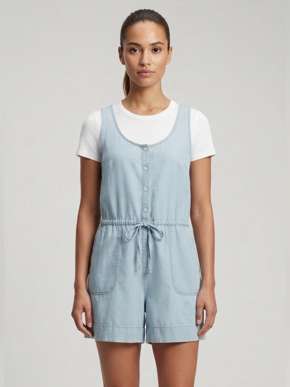 Uniqlo Denim Romper Size S